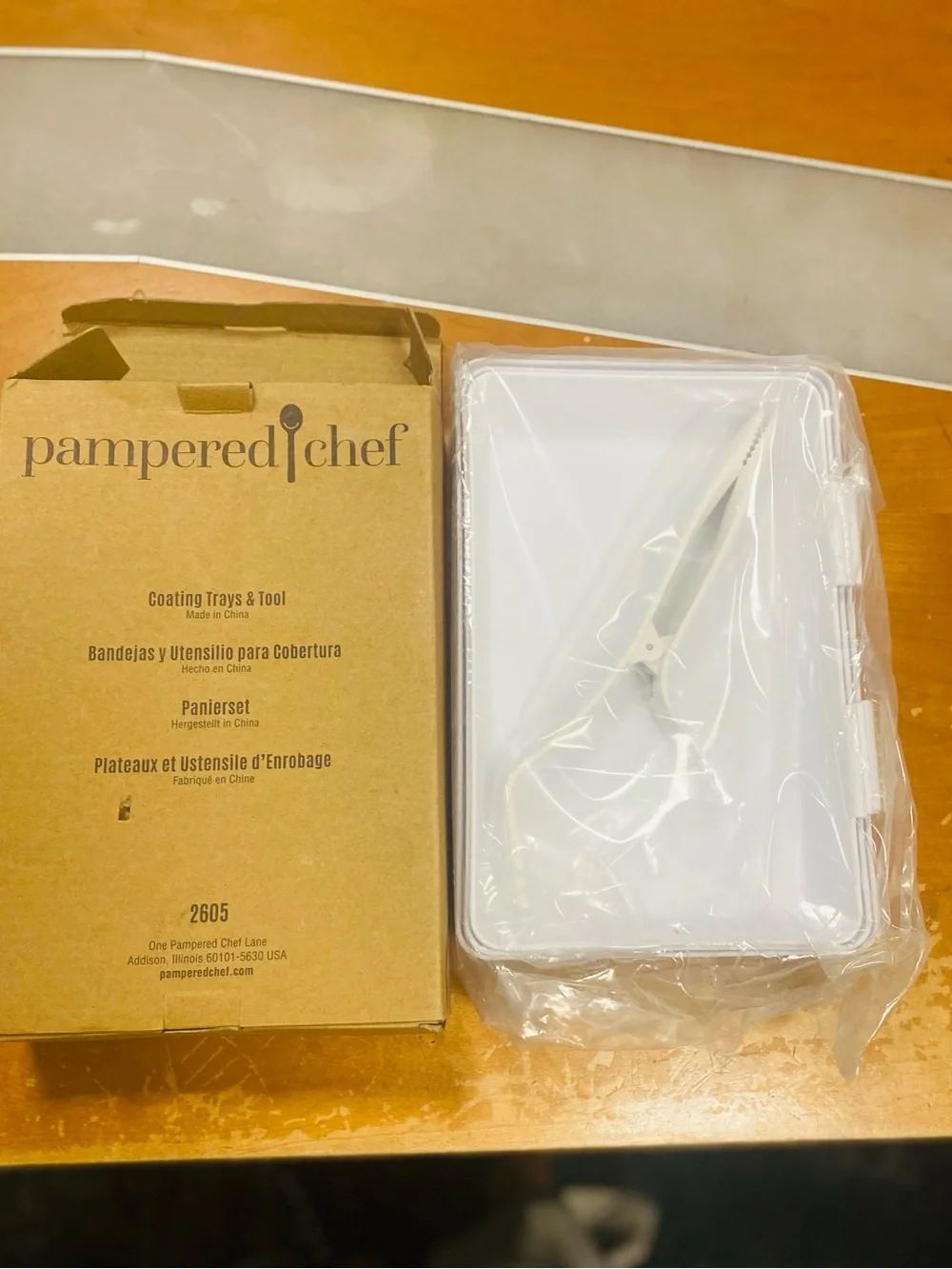 Pampered Chef Coating Trays and Tool # 2605, Interlocking T... Brand New